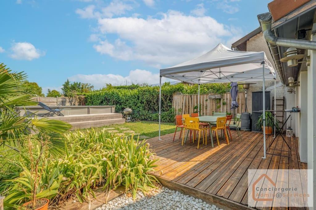Maison A Lyon Parilly Avec Piscine, Jardin, Parking Prive & Proche Eurexpo Vénissieux Dış mekan fotoğraf