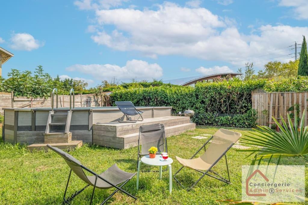 Maison A Lyon Parilly Avec Piscine, Jardin, Parking Prive & Proche Eurexpo Vénissieux Dış mekan fotoğraf
