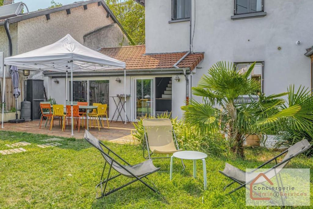 Maison A Lyon Parilly Avec Piscine, Jardin, Parking Prive & Proche Eurexpo Vénissieux Dış mekan fotoğraf